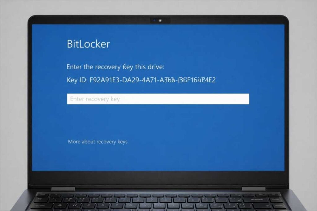 bitlocker recovery key